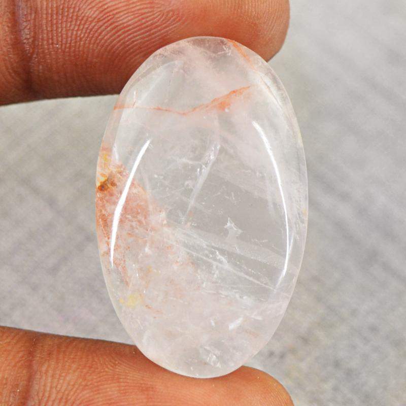 gemsmore:Natural Amazing Cherry Quartz Oval Shape Gemstone gemsmore:Natural Amazing Cherry Quartz Oval Shape Gemstone