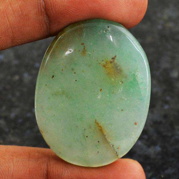 gemsmore:Natural Amazing Green Aventurine Oval Shape Untreated Loose Gemstone gemsmore:Natural Amazing Green Aventurine Oval Shape Untreated Loose Gemstone