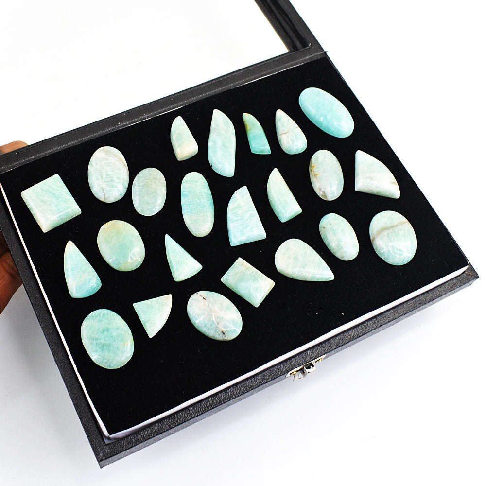 gemsmore:Natural Amazonite Gemstone Lot gemsmore:Natural Amazonite Gemstone Lot