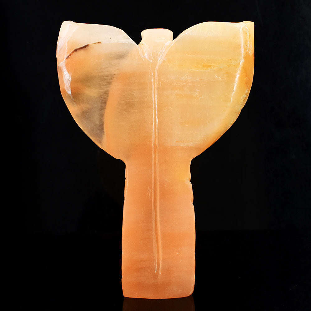 gemsmore:Natural  Aventurine Hand Carved Healing Praying Angel gemsmore:Natural  Aventurine Hand Carved Healing Praying Angel