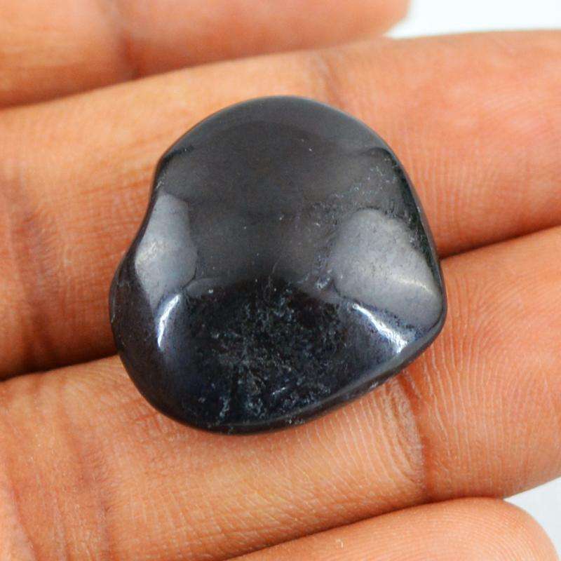 gemsmore:Natural Black Spinel Gemstone - Heart Shape gemsmore:Natural Black Spinel Gemstone - Heart Shape