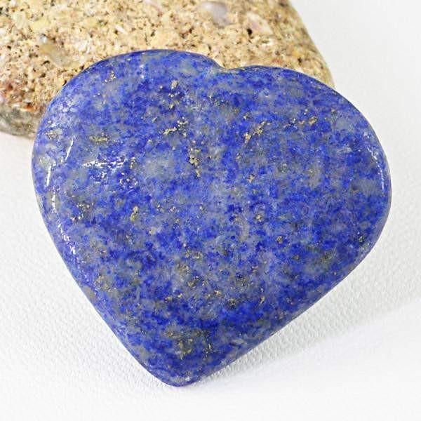 gemsmore:Natural Blue Lapis Lazuli Heart Gemstone gemsmore:Natural Blue Lapis Lazuli Heart Gemstone