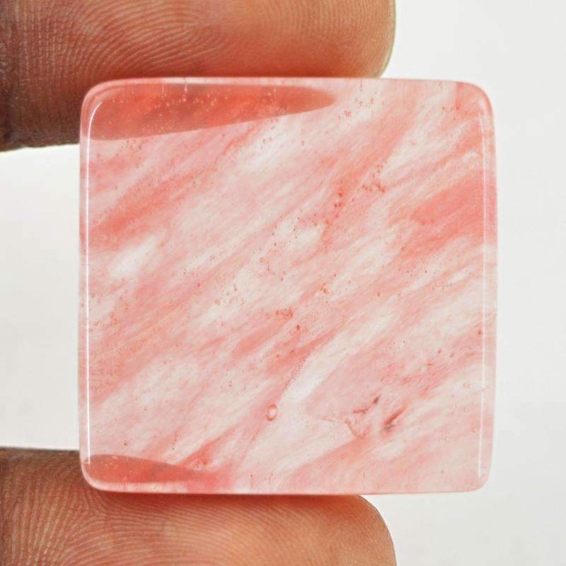 gemsmore:Natural Cherry Quartz Gemstone Loose Untreated gemsmore:Natural Cherry Quartz Gemstone Loose Untreated