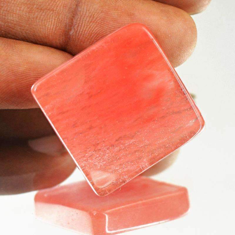 gemsmore:Natural Cherry Quartz Gemstone Loose Untreated gemsmore:Natural Cherry Quartz Gemstone Loose Untreated