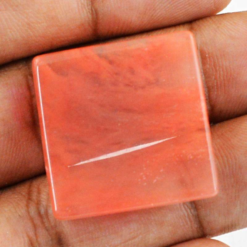 gemsmore:Natural Cherry Quartz Gemstone Loose Untreated gemsmore:Natural Cherry Quartz Gemstone Loose Untreated