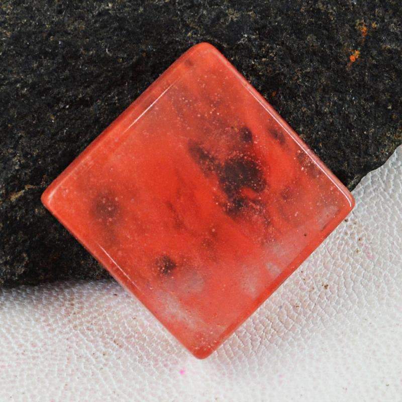 gemsmore:Natural Cherry Quartz Gemstone Loose Untreated gemsmore:Natural Cherry Quartz Gemstone Loose Untreated