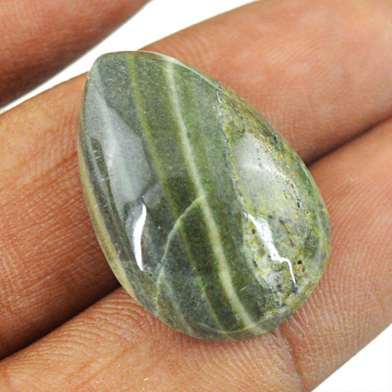 gemsmore:Natural Forest Green Jasper Loose Untreated Gemstone gemsmore:Natural Forest Green Jasper Loose Untreated Gemstone