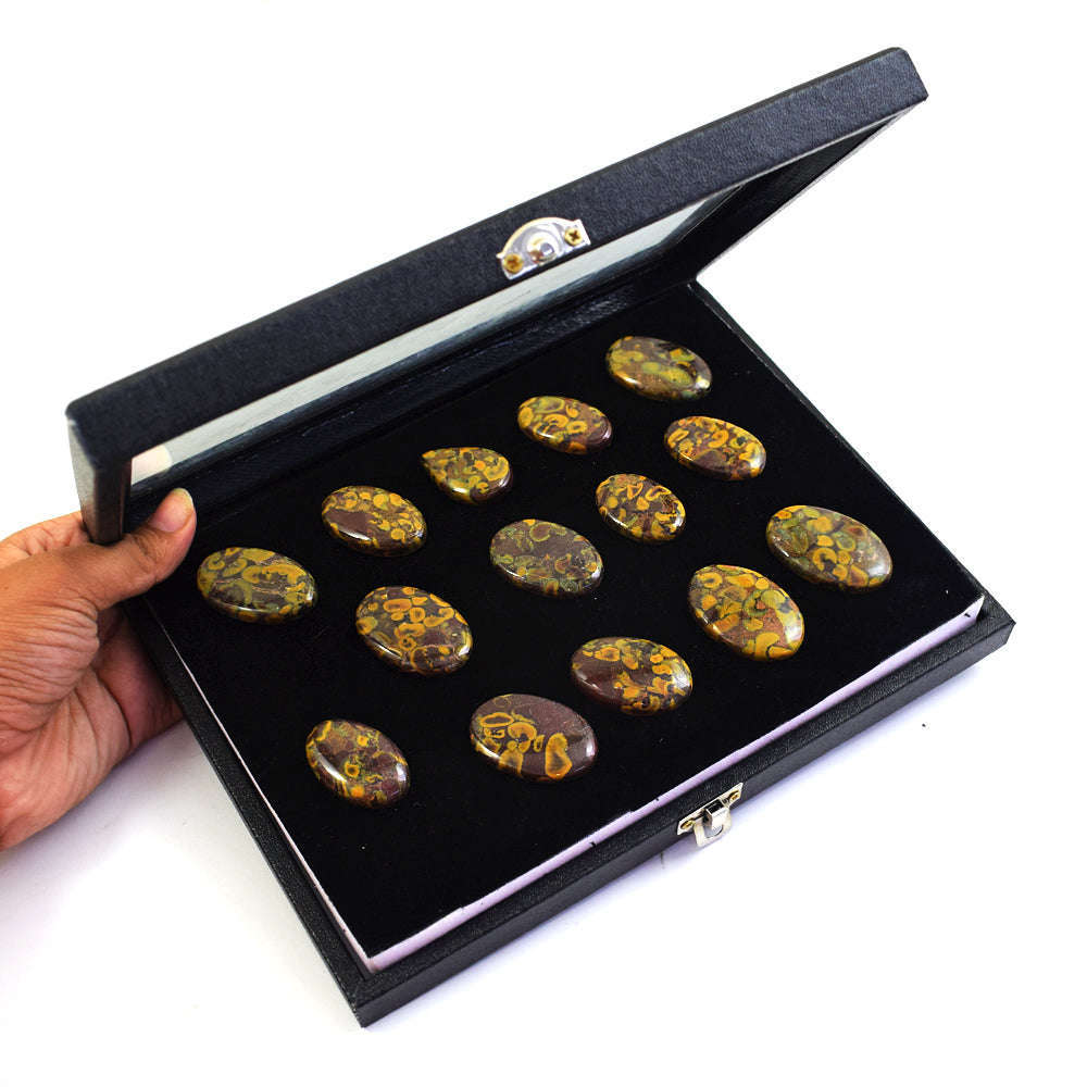 gemsmore:Natural Fruit Jasper  Untreated Gemstone Cabochon Lot gemsmore:Natural Fruit Jasper  Untreated Gemstone Cabochon Lot