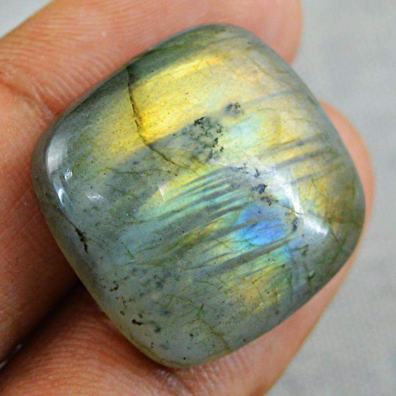 gemsmore:Natural Golden Flash Labradorite Gemstone Loose Unheated gemsmore:Natural Golden Flash Labradorite Gemstone Loose Unheated