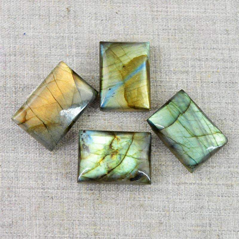 gemsmore:Natural Golden Flash Labradorite Gemstone Lot Rectangular Shape gemsmore:Natural Golden Flash Labradorite Gemstone Lot Rectangular Shape