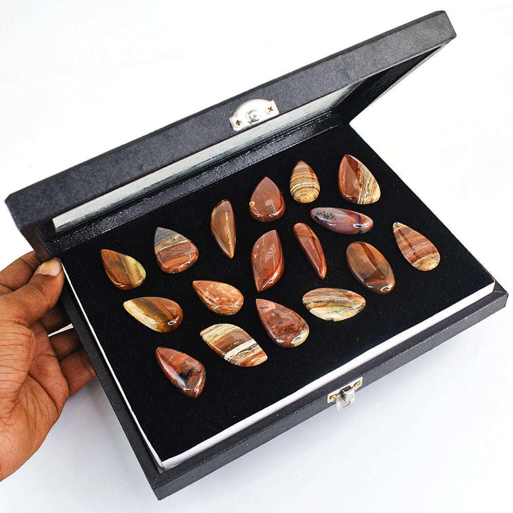 gemsmore:Natural Honey Dendrite Gemstone Lot gemsmore:Natural Honey Dendrite Gemstone Lot