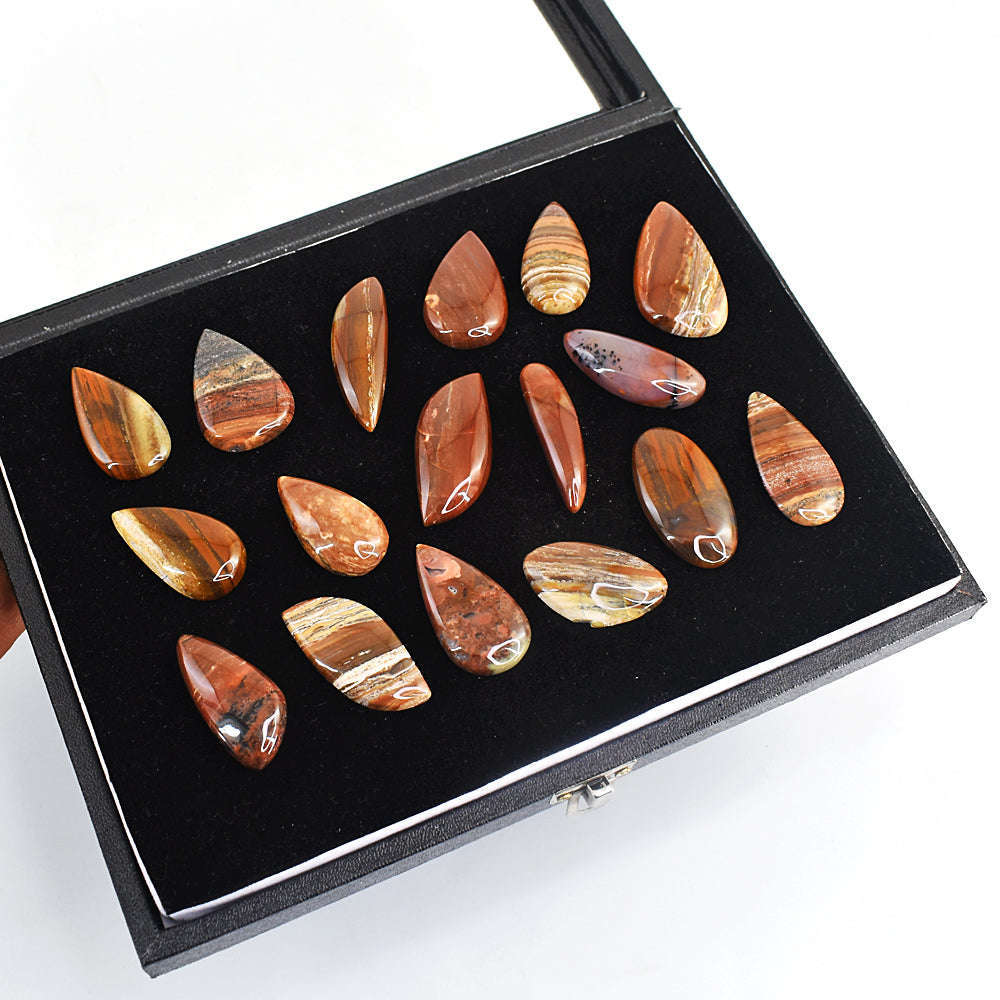 gemsmore:Natural Honey Dendrite Gemstone Lot gemsmore:Natural Honey Dendrite Gemstone Lot