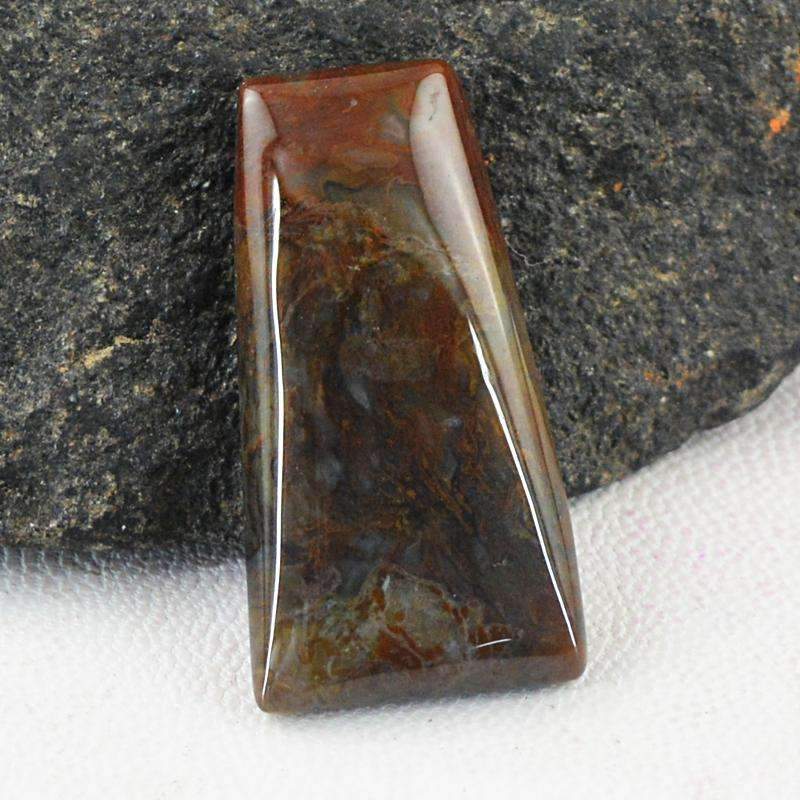 gemsmore:Natural Moss Agate Gemstone Loose Untreated gemsmore:Natural Moss Agate Gemstone Loose Untreated