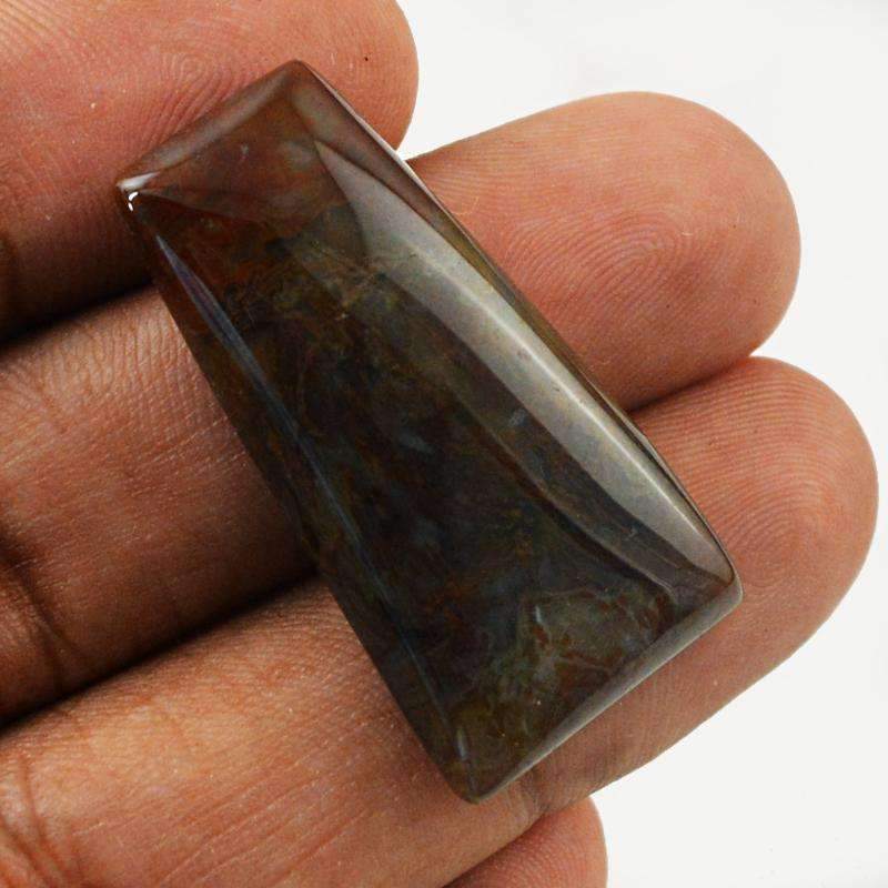 gemsmore:Natural Moss Agate Gemstone Loose Untreated gemsmore:Natural Moss Agate Gemstone Loose Untreated