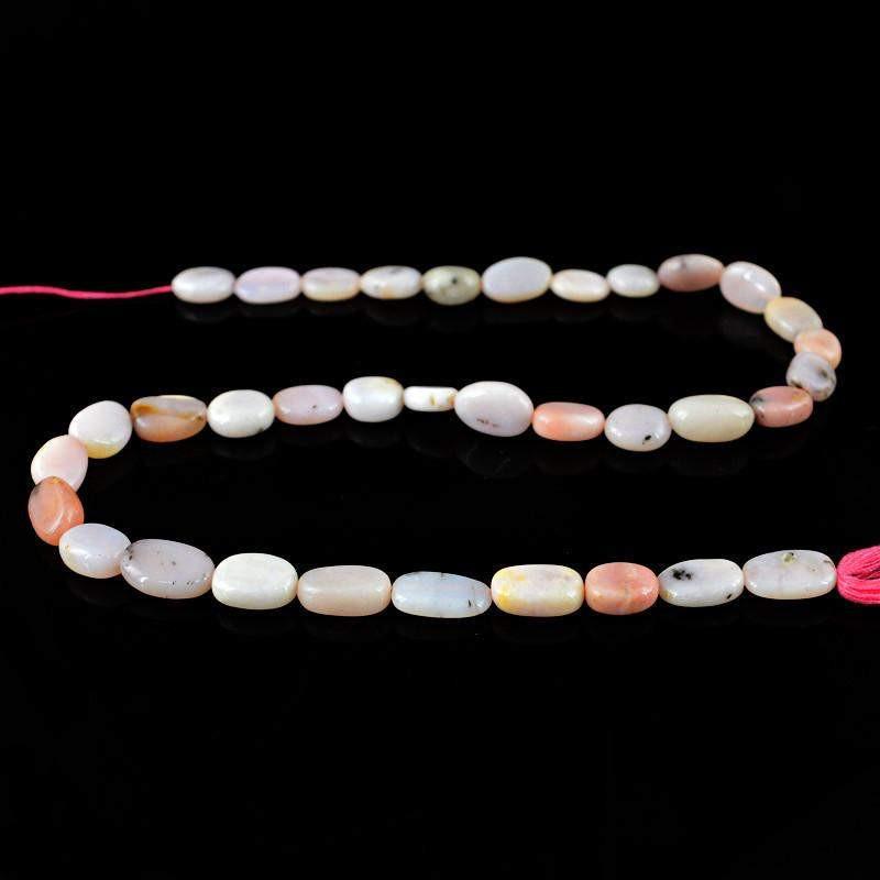 gemsmore:Natural Pink Australian Opal Beads Strand gemsmore:Natural Pink Australian Opal Beads Strand