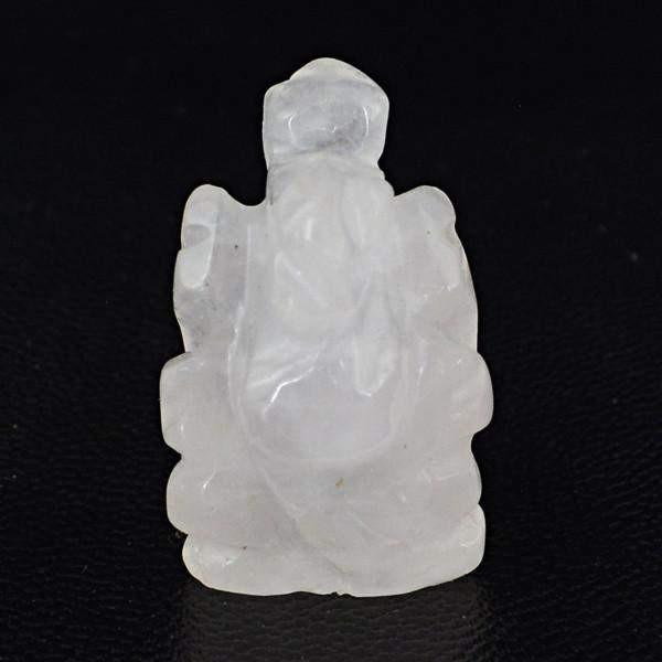 gemsmore:Natural Pink Rose Quartz Carved Ganesha Gem gemsmore:Natural Pink Rose Quartz Carved Ganesha Gem