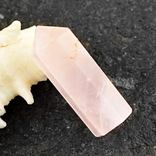 gemsmore:Natural Pink Rose Quartz Meditation Healing Point gemsmore:Natural Pink Rose Quartz Meditation Healing Point