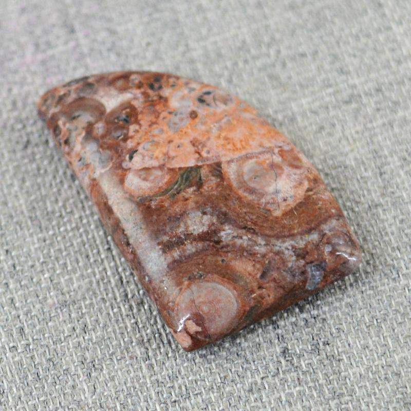 gemsmore:Natural Poppy Jasper Gemstone - Untreated Loose gemsmore:Natural Poppy Jasper Gemstone - Untreated Loose