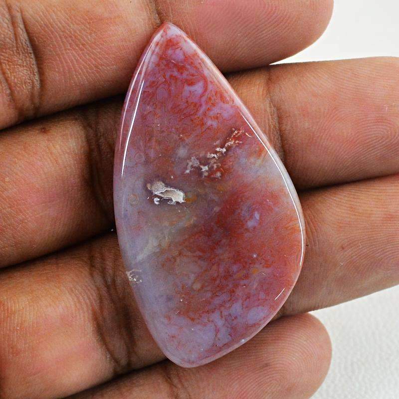 gemsmore:Natural Red Moss Agate Gemstone Loose Untreated gemsmore:Natural Red Moss Agate Gemstone Loose Untreated