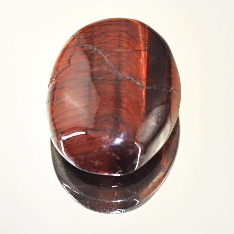 gemsmore:Natural Red Tiger Eye Oval Shape Loose Gemstone gemsmore:Natural Red Tiger Eye Oval Shape Loose Gemstone