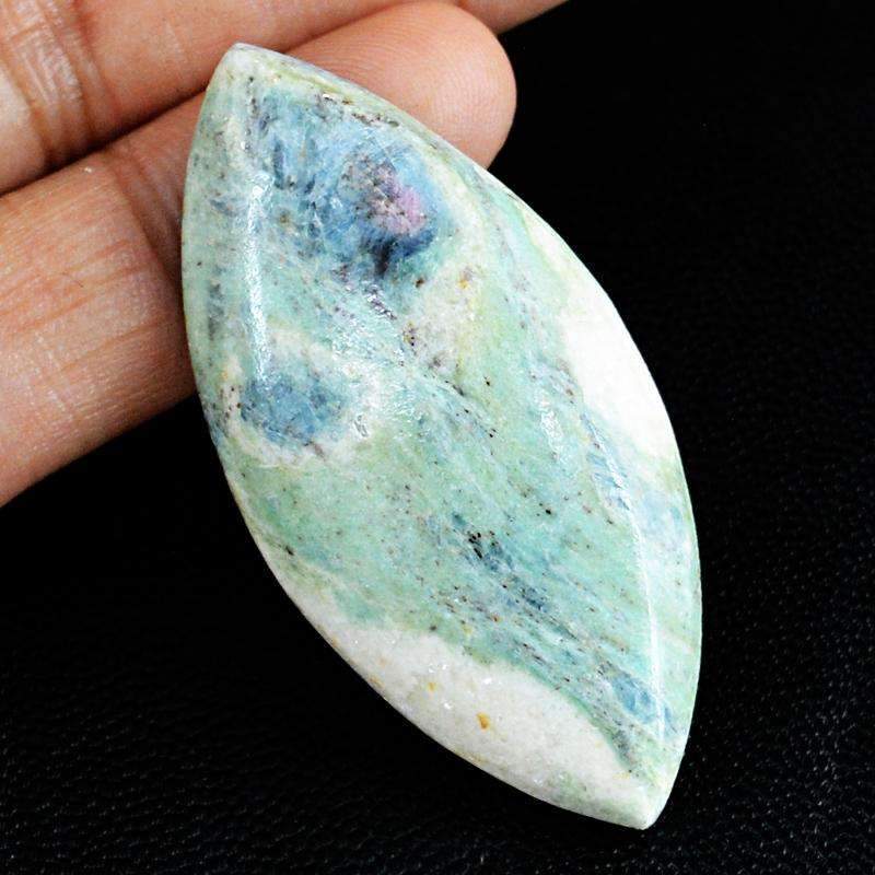 gemsmore:Natural Ruby Ziosite Gemstone - Loose Untreated gemsmore:Natural Ruby Ziosite Gemstone - Loose Untreated