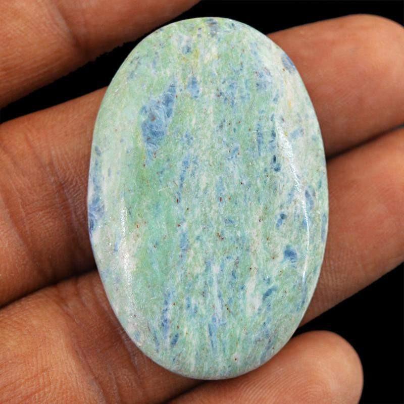 gemsmore:Natural Ruby Ziosite Oval Shape Loose Gemstone gemsmore:Natural Ruby Ziosite Oval Shape Loose Gemstone