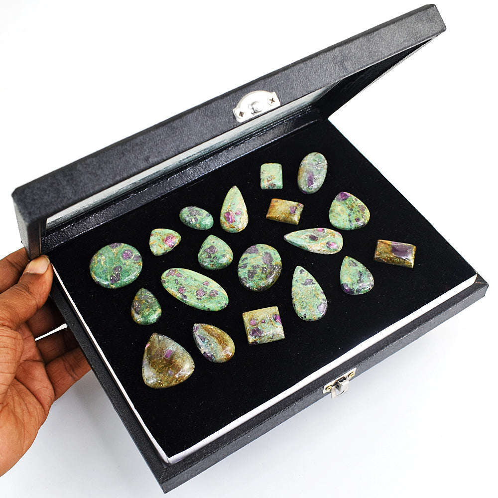 gemsmore:Natural Ruby Zoisite Gemstone  Lot gemsmore:Natural Ruby Zoisite Gemstone  Lot