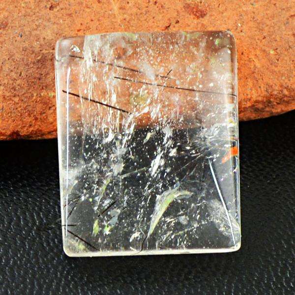 gemsmore:Natural  Rutile Quartz Loose Gemstone gemsmore:Natural  Rutile Quartz Loose Gemstone