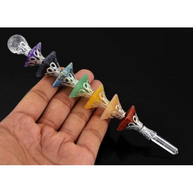 gemsmore:Natural Seven Chakra Healing Pencil gemsmore:Natural Seven Chakra Healing Pencil