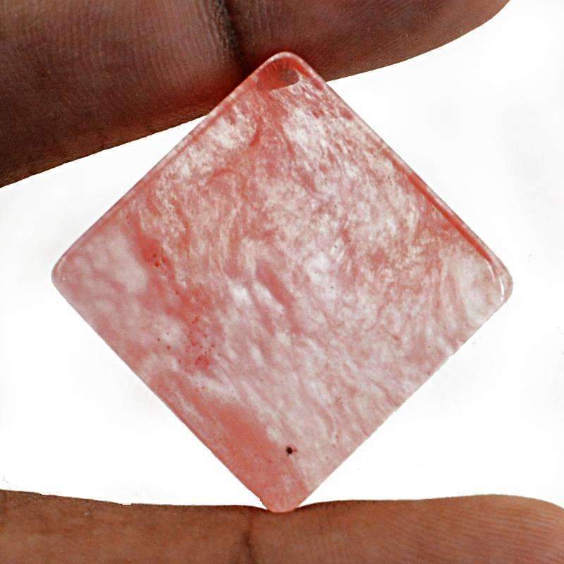 gemsmore:Natural Untreated Cherry Quartz Gemstone gemsmore:Natural Untreated Cherry Quartz Gemstone