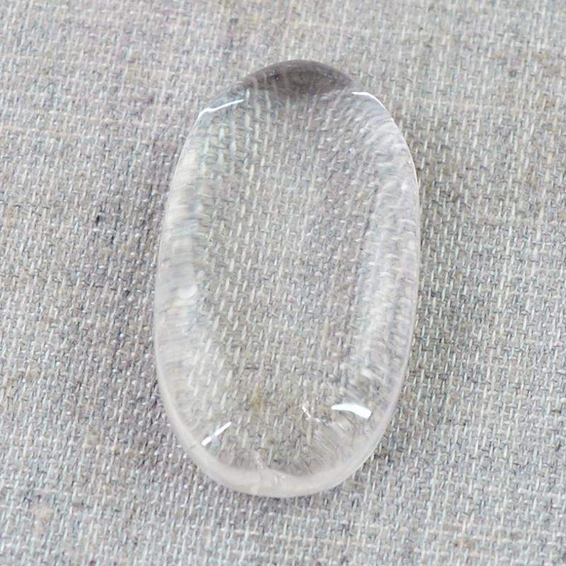 gemsmore:Natural White Quartz Oval Shape Loose Gemstone gemsmore:Natural White Quartz Oval Shape Loose Gemstone