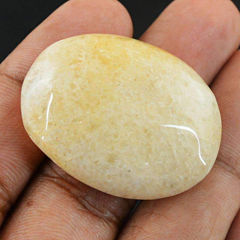 gemsmore:Orange Aventurine Gemstone Natural Oval Shape gemsmore:Orange Aventurine Gemstone Natural Oval Shape