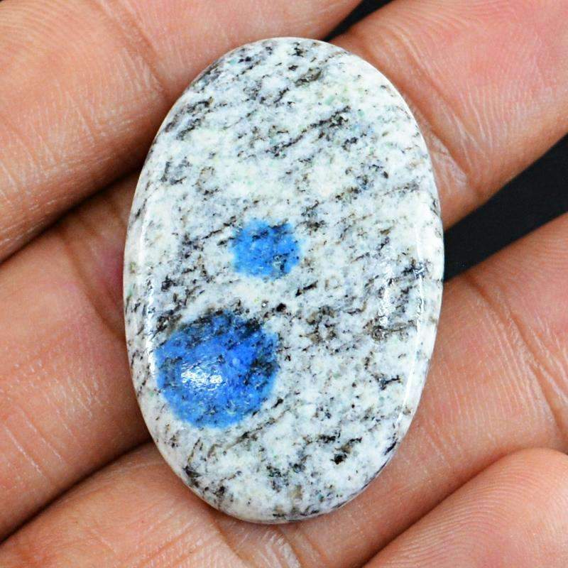 gemsmore:Untreated K2 Jasper Gemstone - Natural Oval Shape gemsmore:Untreated K2 Jasper Gemstone - Natural Oval Shape