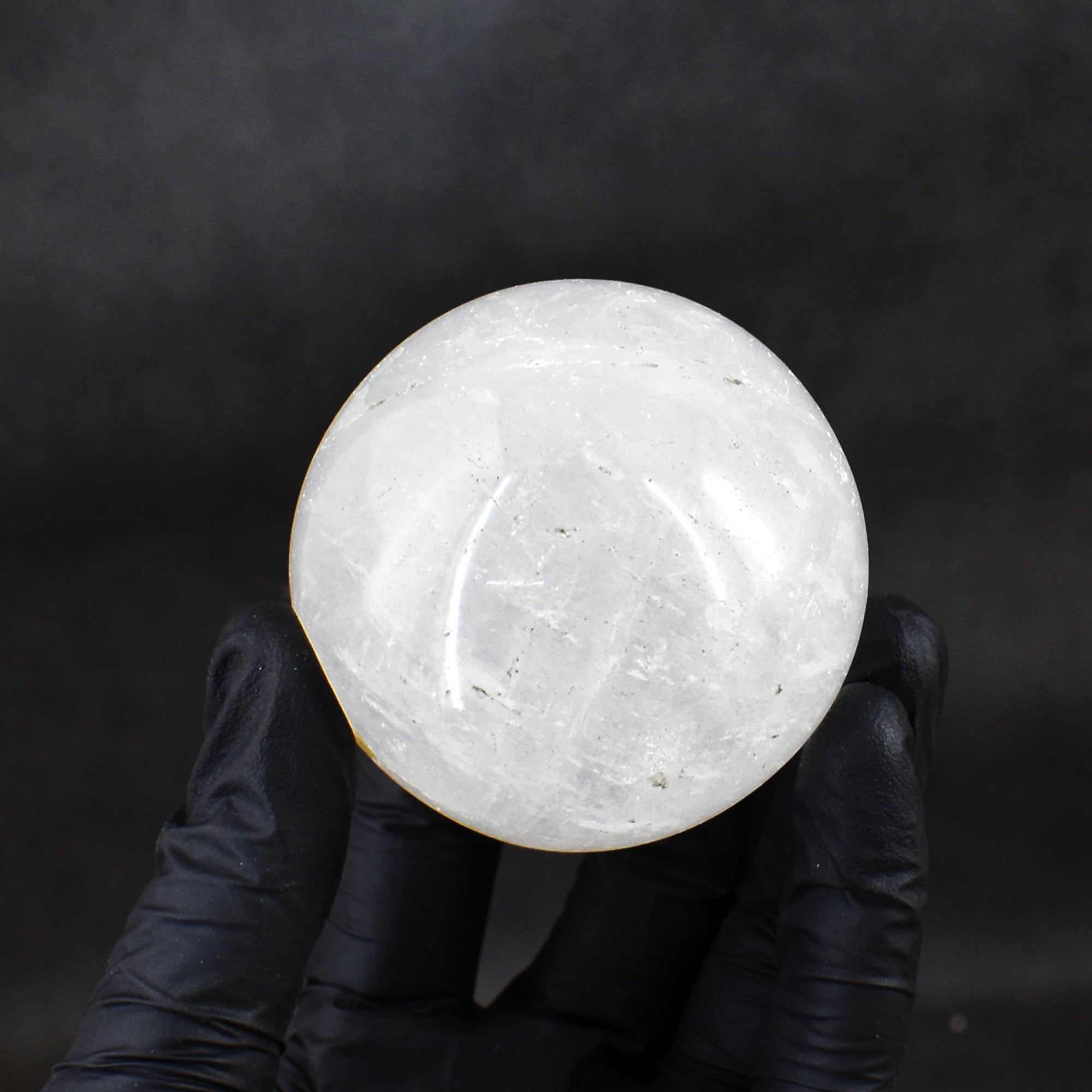 Elegant 1172.00 Carats Genuine White Quartz Hand Carved Crystal  Healing Gemstone Sphere