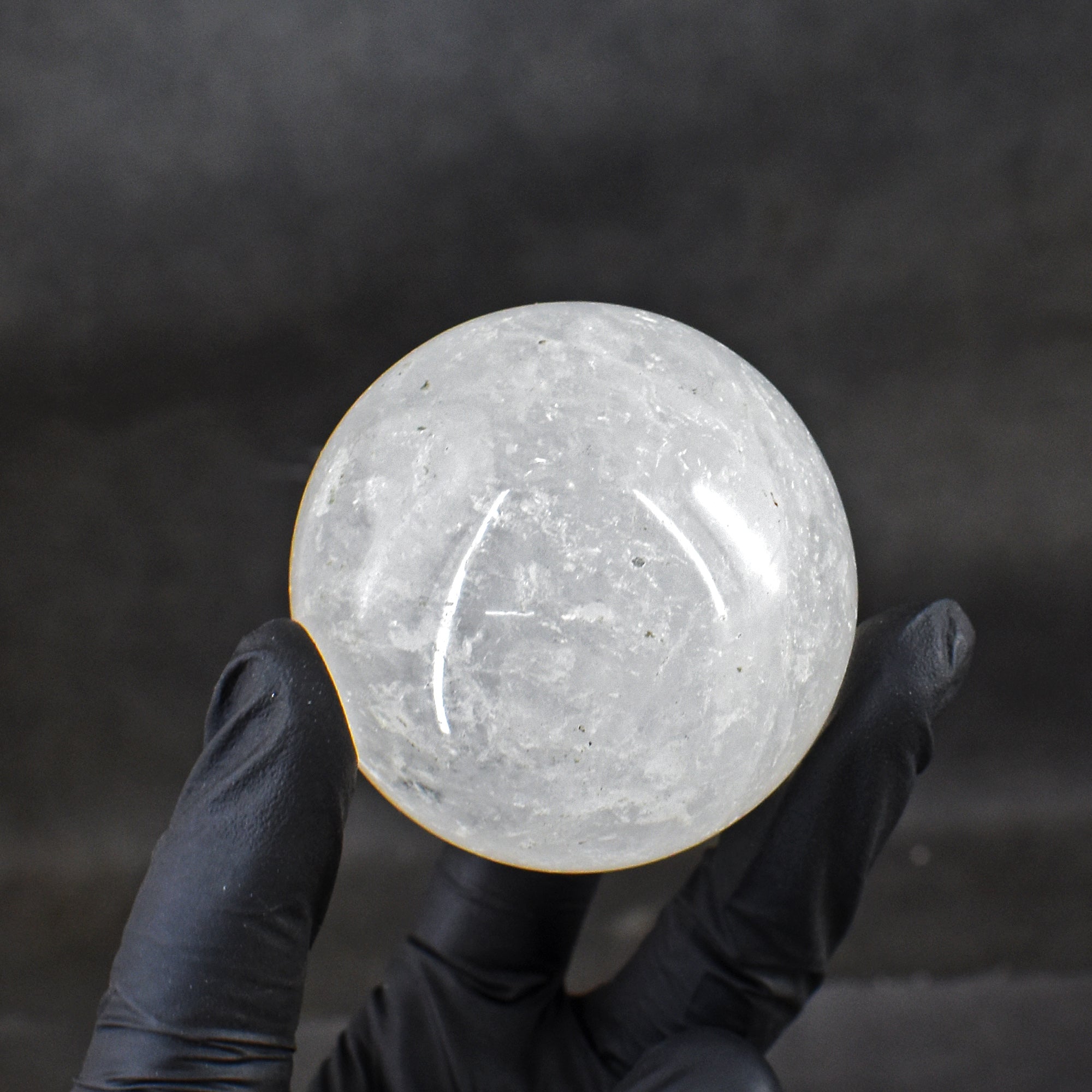 Elegant 1172.00 Carats Genuine White Quartz Hand Carved Crystal  Healing Gemstone Sphere