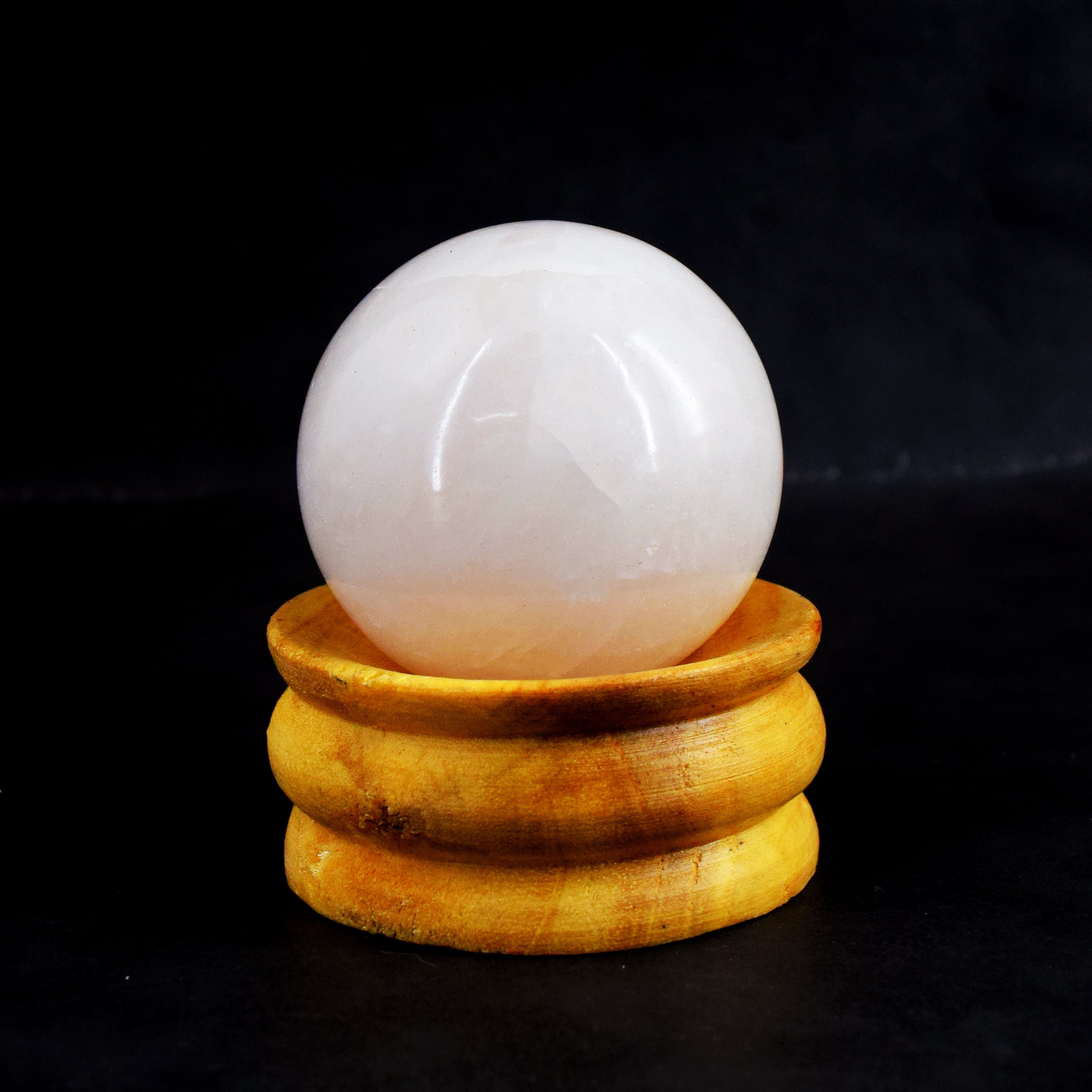 Natural  798.00 Cts Genuine Pink Rose Quartz Hand Carved Crystal Healing Gemstone Sphere