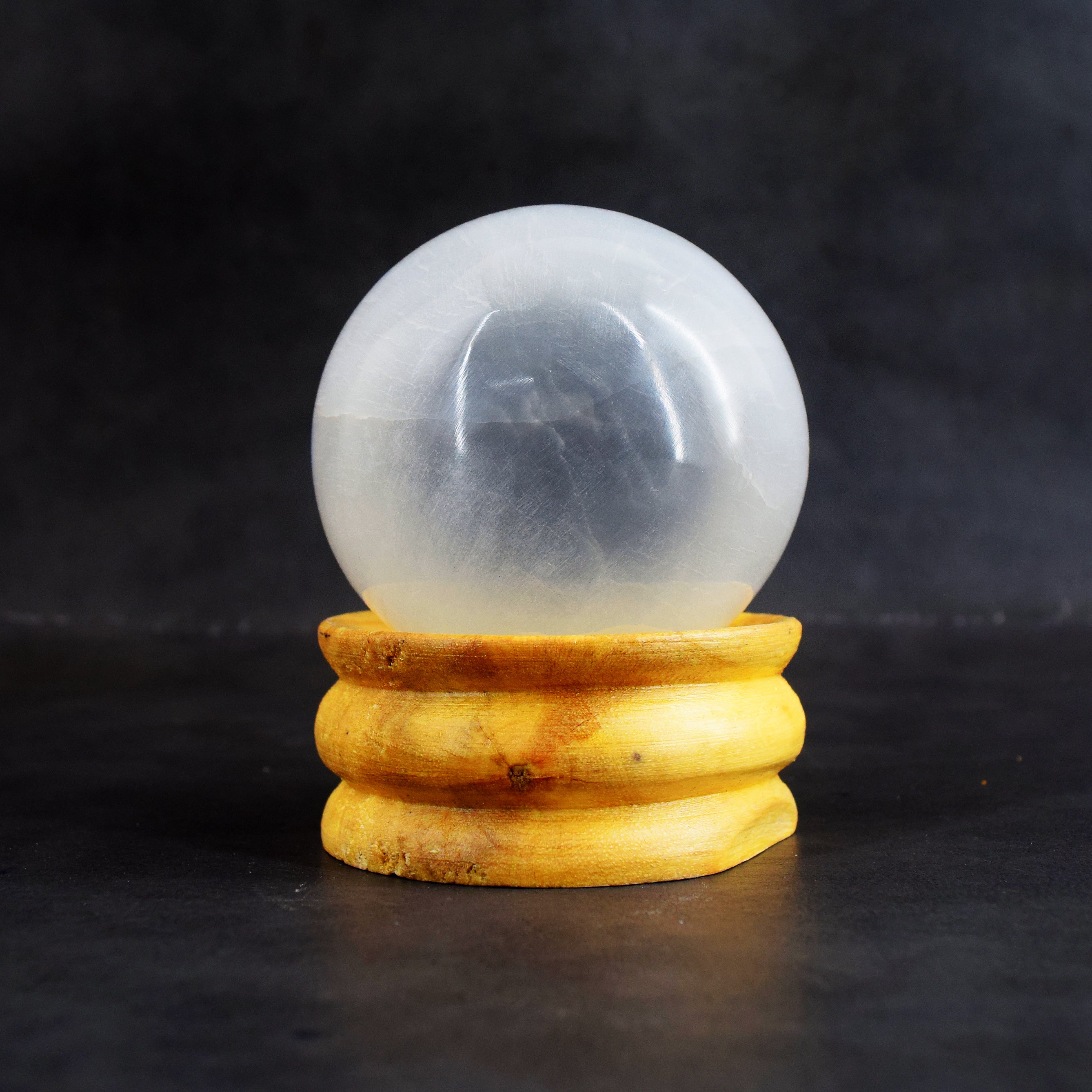 Stunning 1147.00 Cts Genuine Selenite Healing Crystal Specimen Gemstone Sphere