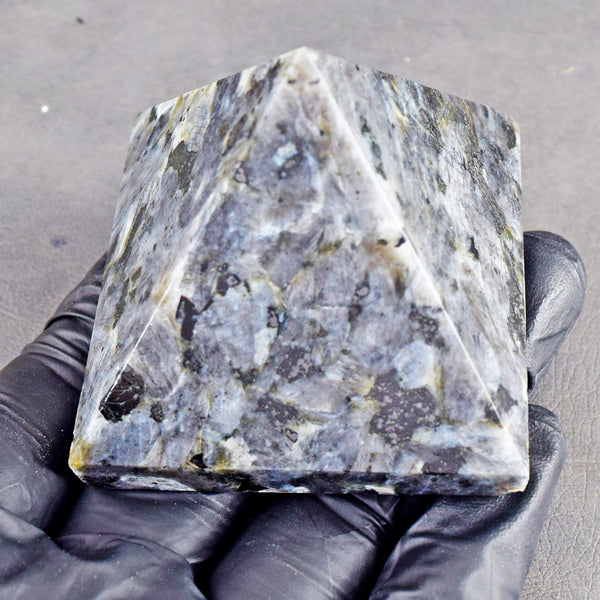 Lovely 700.00 Cts Genuine Larvikite Crystal Specimen Healing Divine Pyramid