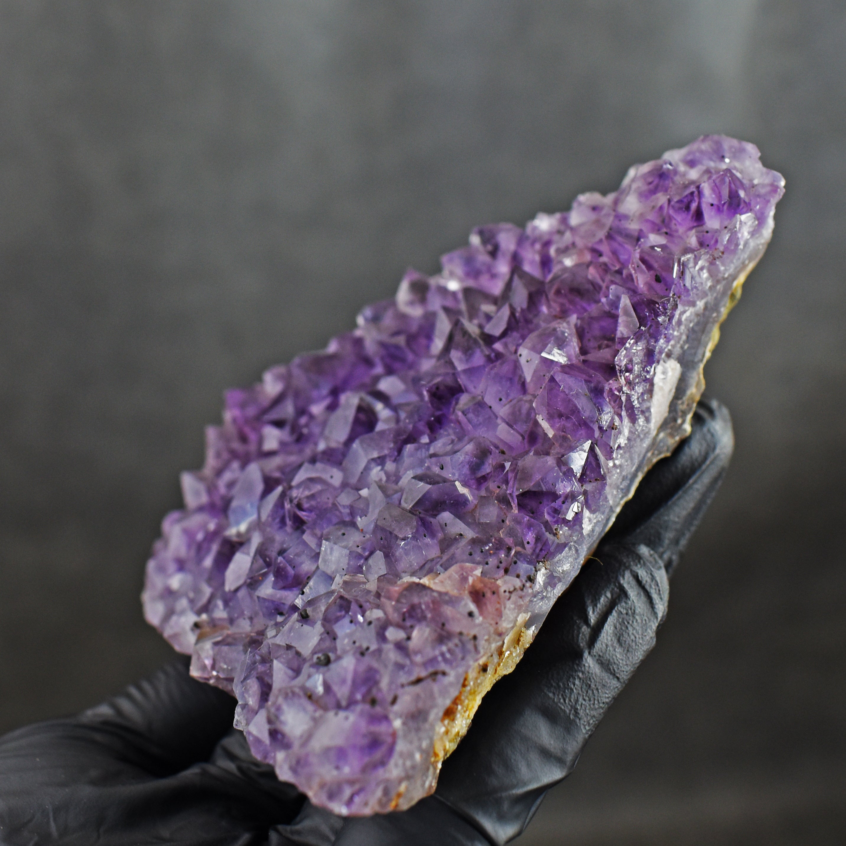 Decent 839.00 Cts Genuine Amethyst Crystal Specimen Healing Cluster Gemstone