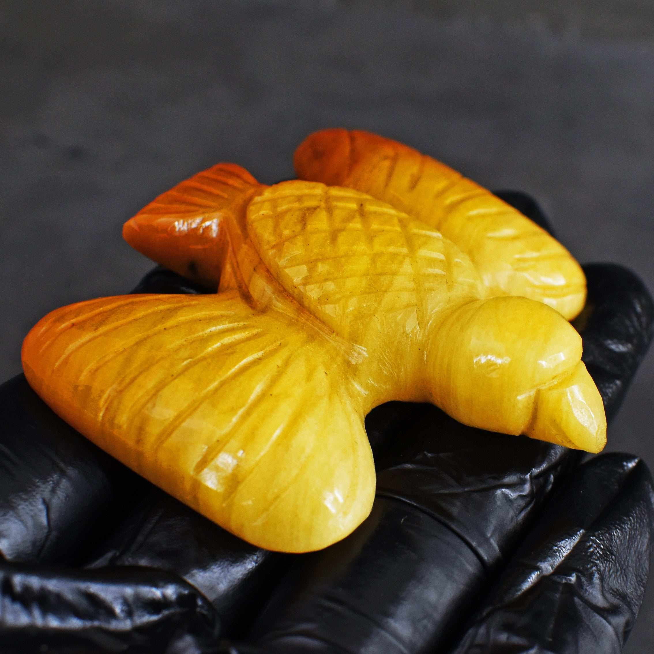 Amazing 202.00 Carats Genuine Aventurine Crystal Gemstone Hand Carved Bird 2026 Collection