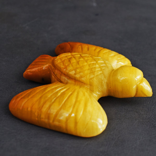 Amazing 202.00 Carats Genuine Aventurine Crystal Gemstone Hand Carved Bird 2026 Collection