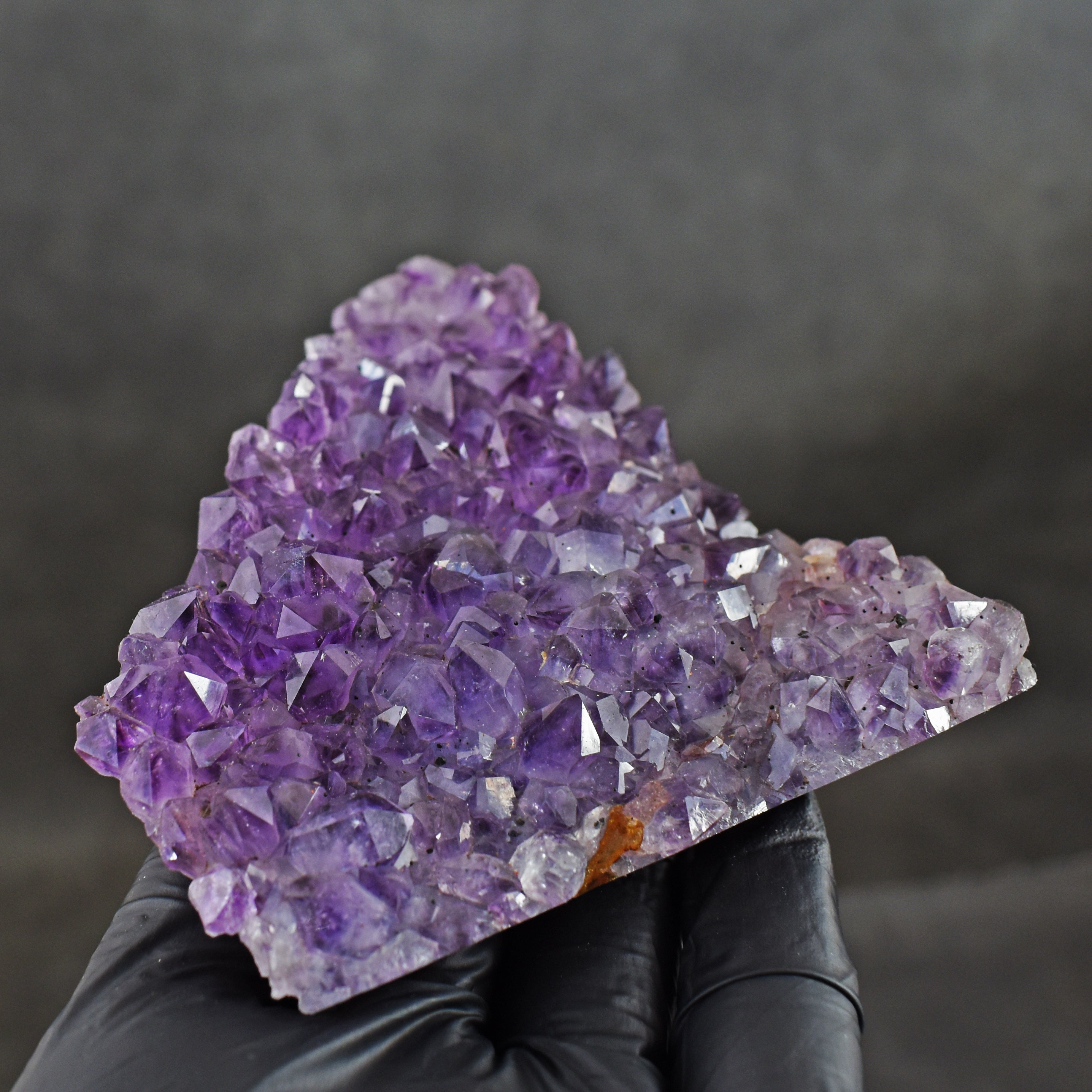 Decent 839.00 Cts Genuine Amethyst Crystal Specimen Healing Cluster Gemstone