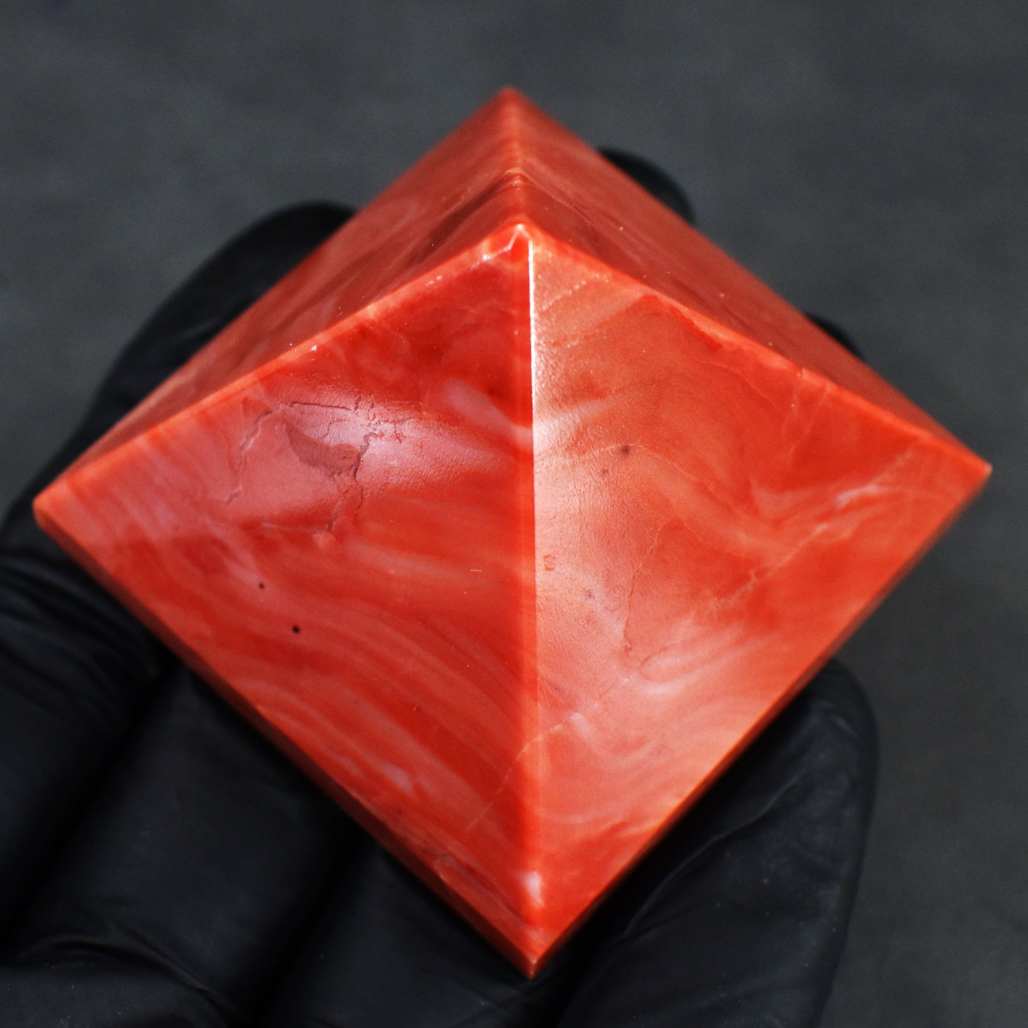 Genuine 402.00 Cts Exclusive Baby Mookaite Healing Crystal Specimen Premium Pyramid