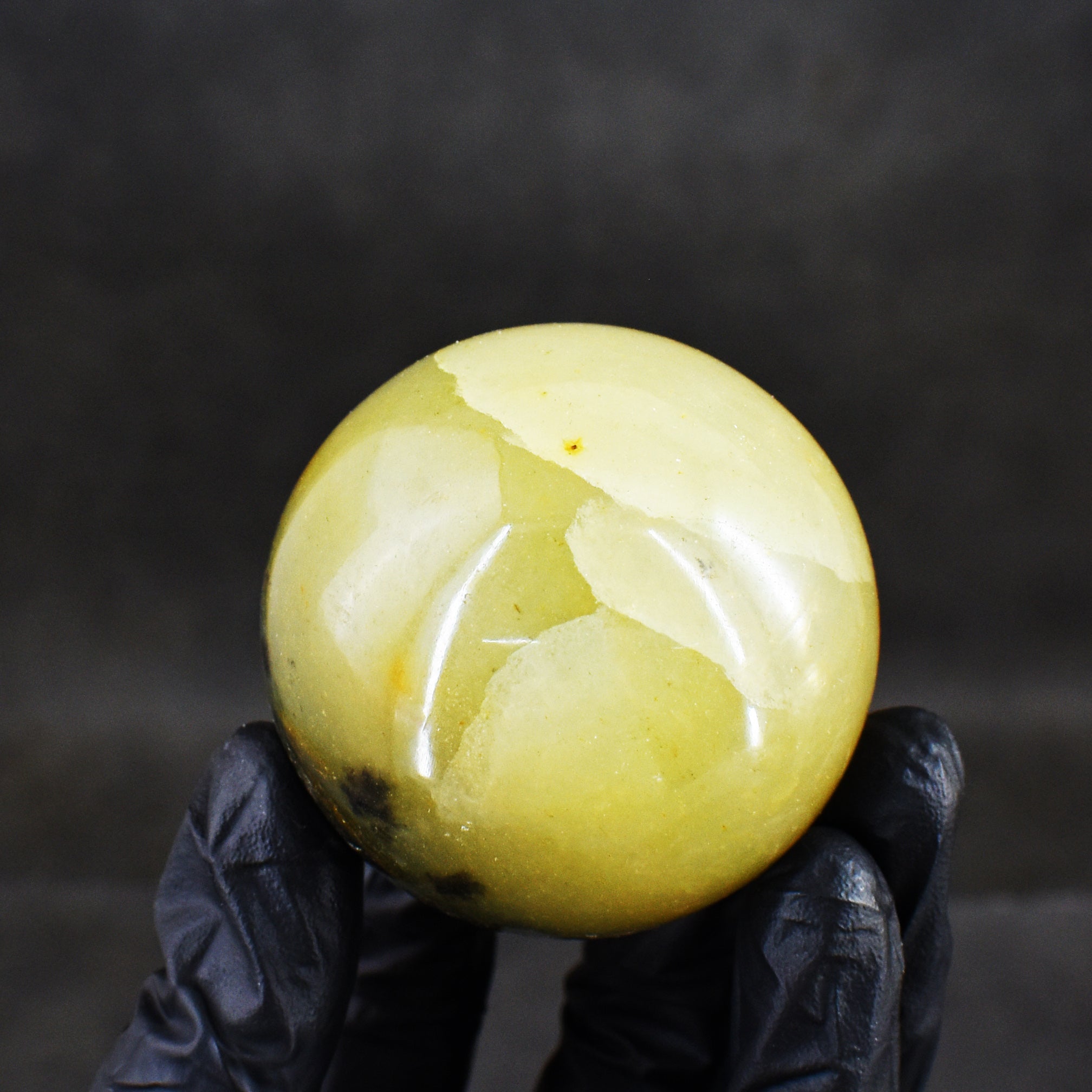 Artisian 892.00 Cartas Genuine Green Aventurine Hand Carved Crystal  Healing Gemstone Sphere