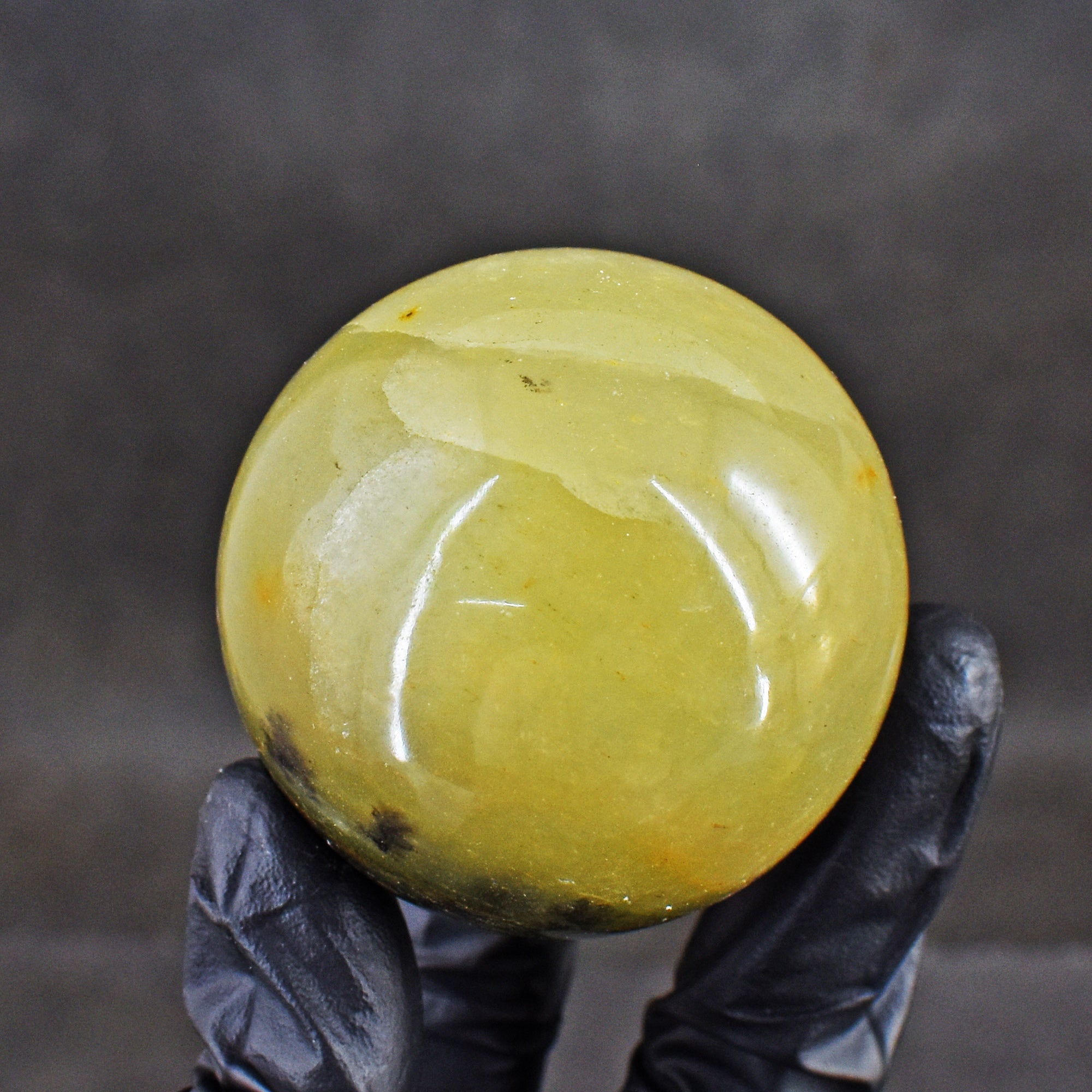 Artisian 892.00 Cartas Genuine Green Aventurine Hand Carved Crystal  Healing Gemstone Sphere