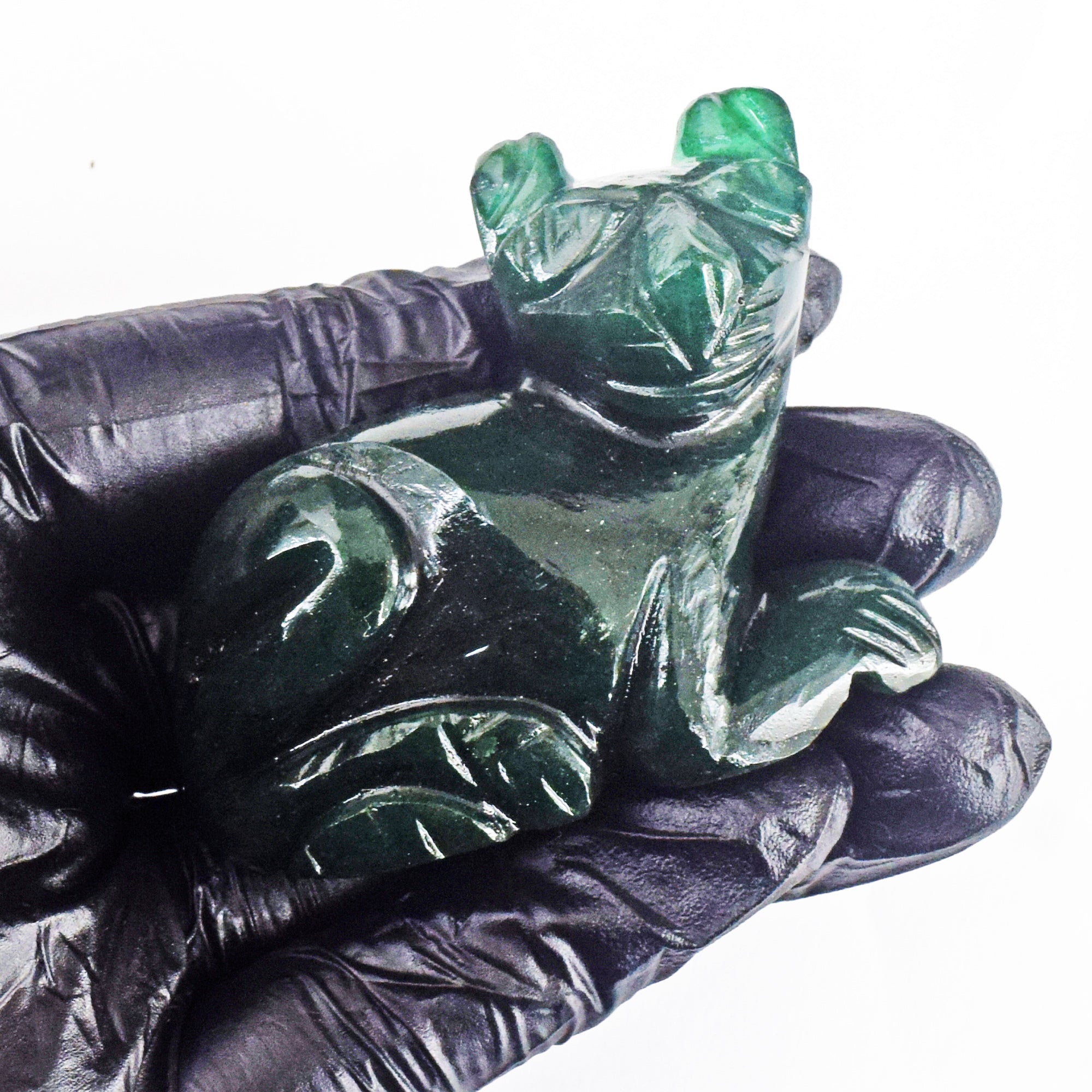 Artisian 358.00 Cts Genuine Jade Carved Premium Cat Crystal 2026 Collection