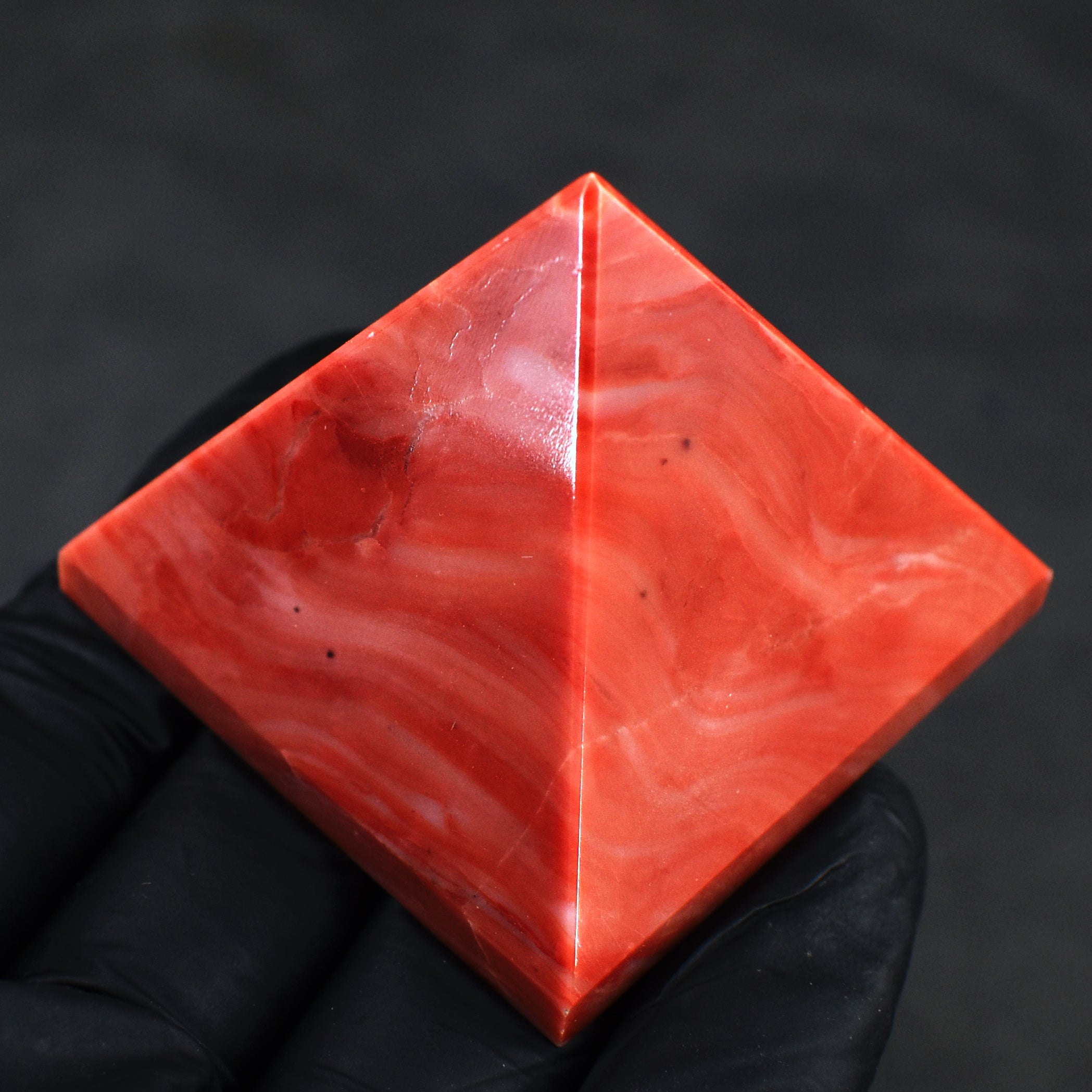 Genuine 402.00 Cts Exclusive Baby Mookaite Healing Crystal Specimen Premium Pyramid