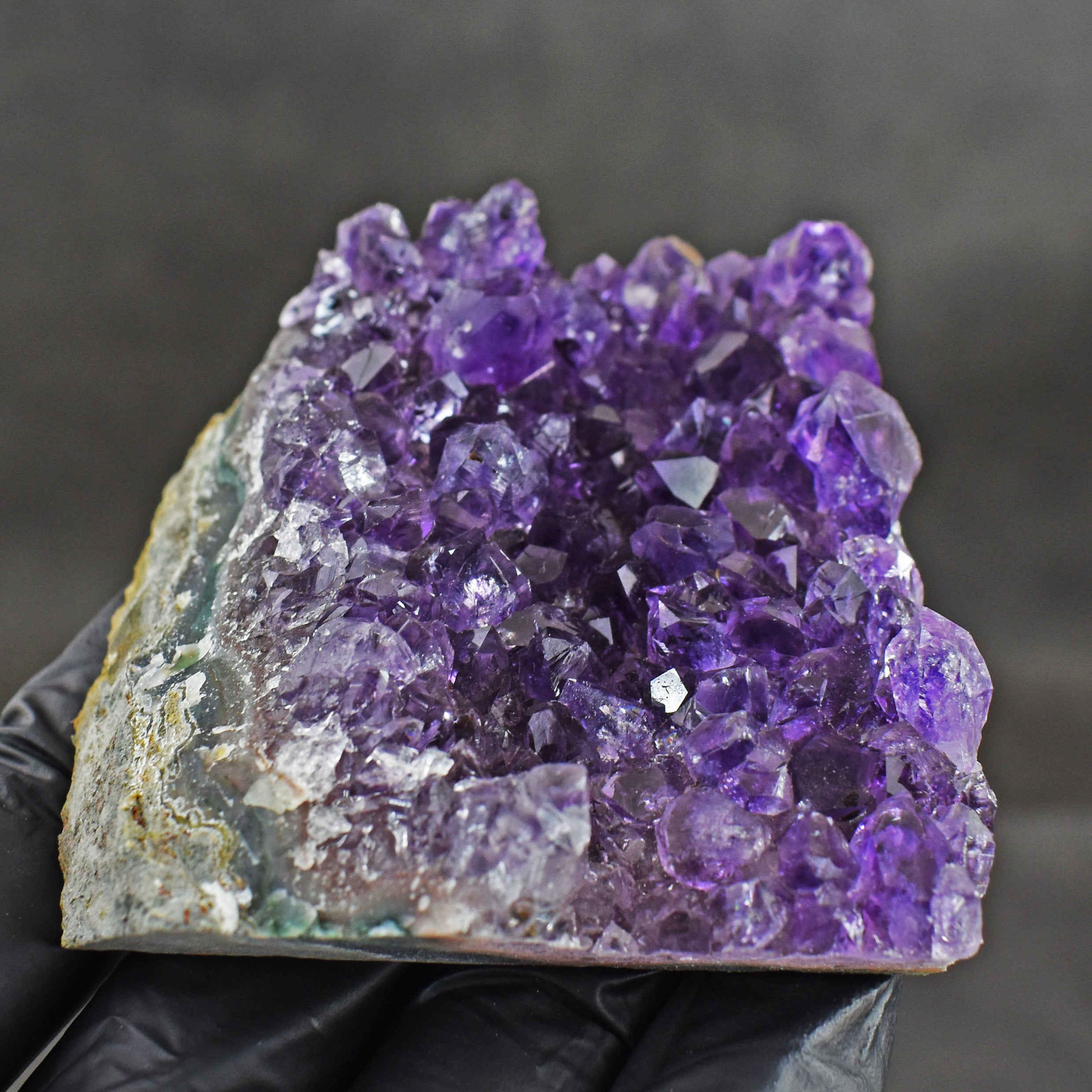 Pleasing 574.00 Cts Genuine Amethyst Crystal Specimen Healing Cluster Gemstone