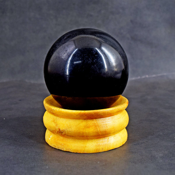 Natural 1357.00 Carats  Genuine  Black  Spinel  Hand  Carved Crystal Healing Gemstone Sphere