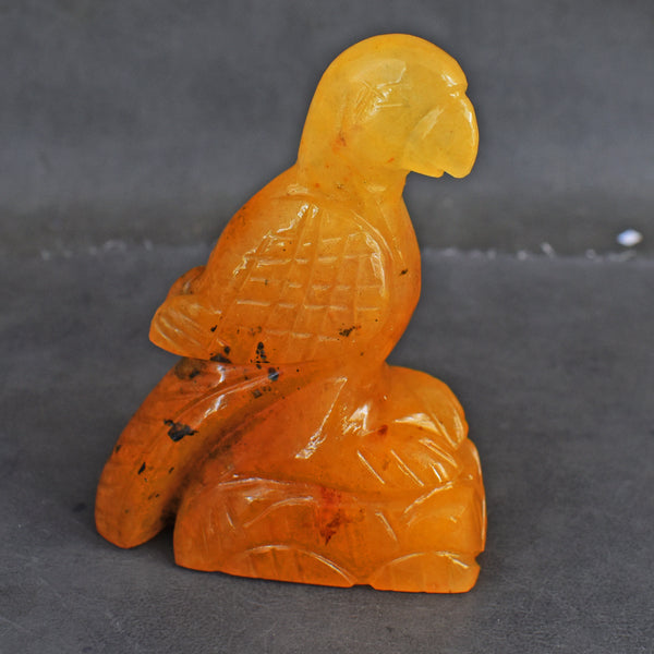 Genuine 640.00 Cts Genuine Aventurine Hand Carved Parrot 2026 Collection